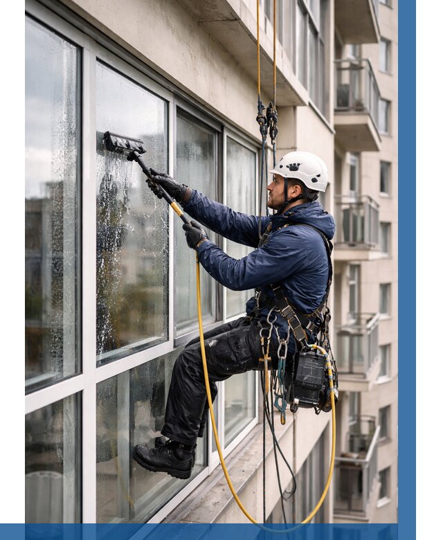 Мойка балконного остекления в Ирбите от 3848 р. | ВЫСОТНИК-Рбт