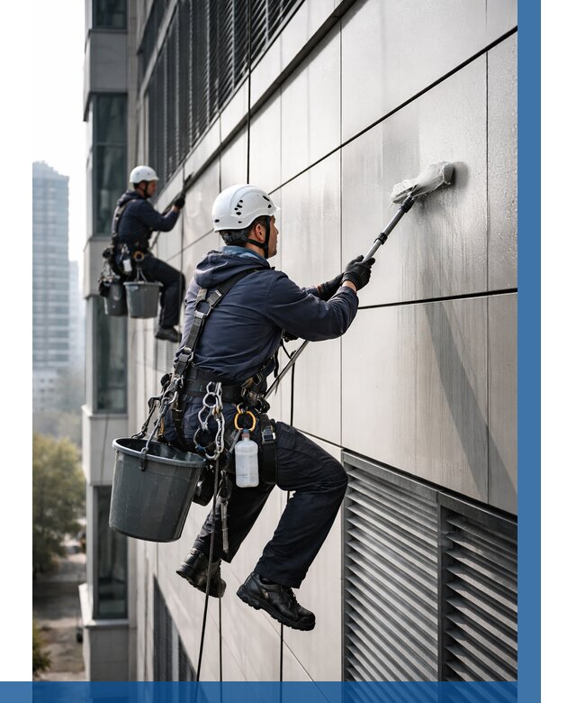 Мойка вентилируемого фасада в Ирбите от 275 р. | ВЫСОТНИК-Рбт