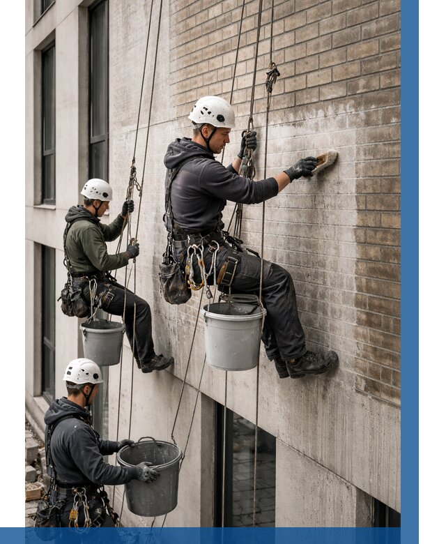 Удаление высолов с фасада в Ирбите от 275 р. | ВЫСОТНИК-Рбт