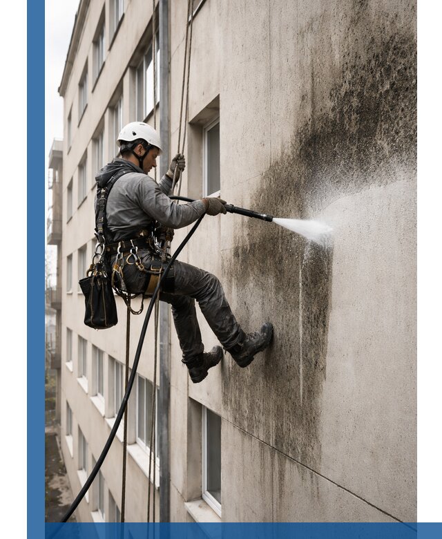 Профессиональная очистка фасадов от плесени в Ирбите