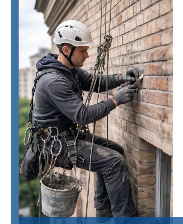 Качественный ремонт кирпичной кладки фасада в Ирбите с гарантией