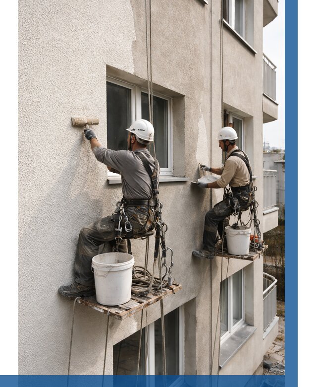 Нанесение короеда на фасад в Ирбите от 495 р. | ВЫСОТНИК-Рбт