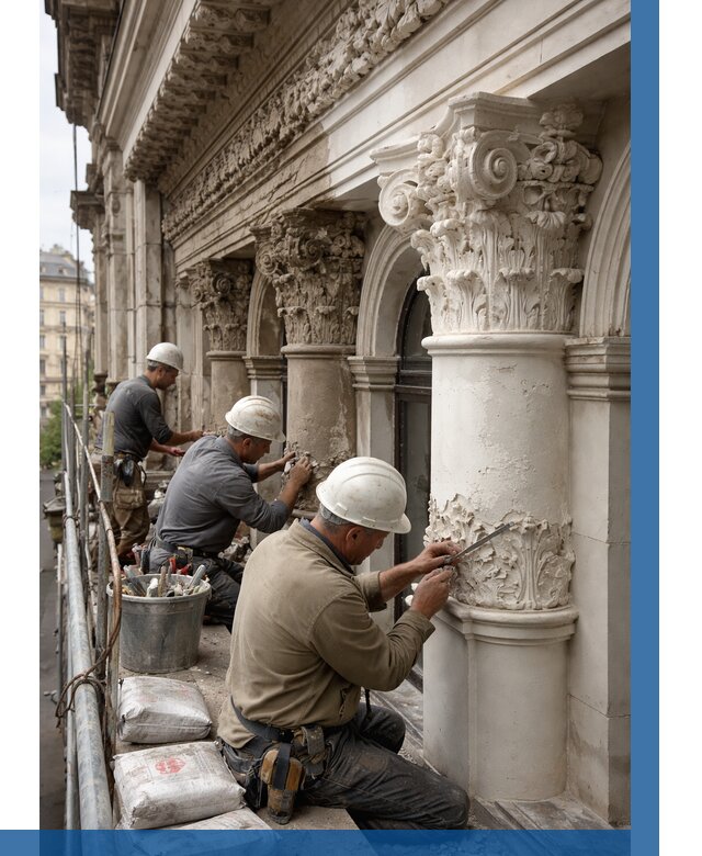 Реставрация фасадной лепнины в Ирбите от 2748 р. | ВЫСОТНИК-Рбт