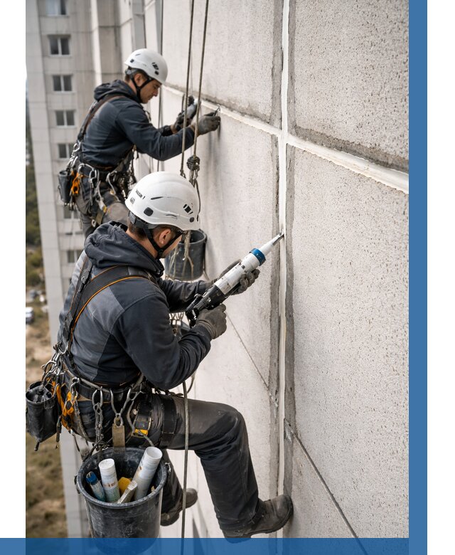 Герметизация межпанельных швов в Ирбите от 770 р. | ВЫСОТНИК-Рбт