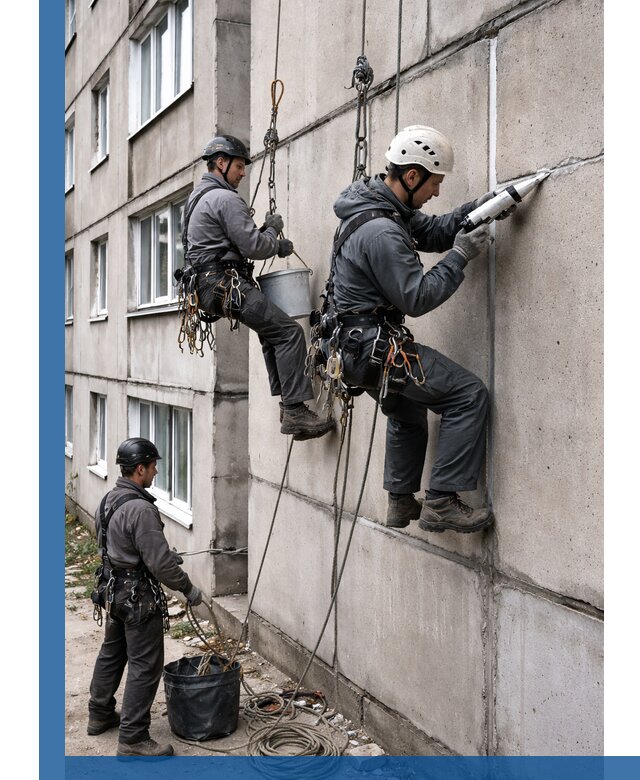 Герметизация межпанельных швов в Ирбите с гарантией герметичности