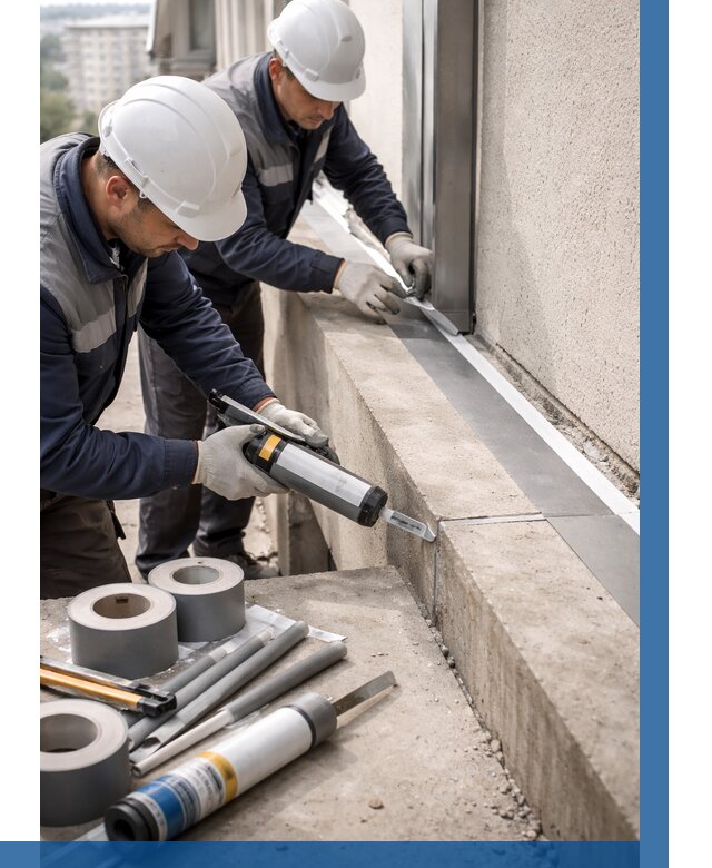 Герметизация примыкания балкона в Ирбите от 4947 р. | ВЫСОТНИК-Рбт