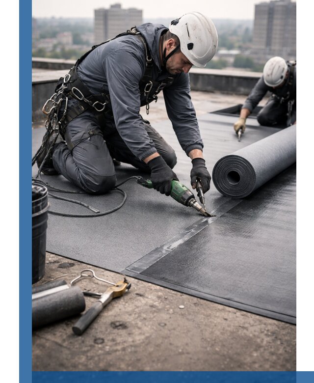 Ремонт мягкой кровли в Ирбите с выездом промальпинистов