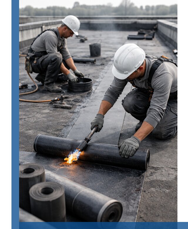 Ремонт рулонной кровли в Ирбите герметизация и восстановление