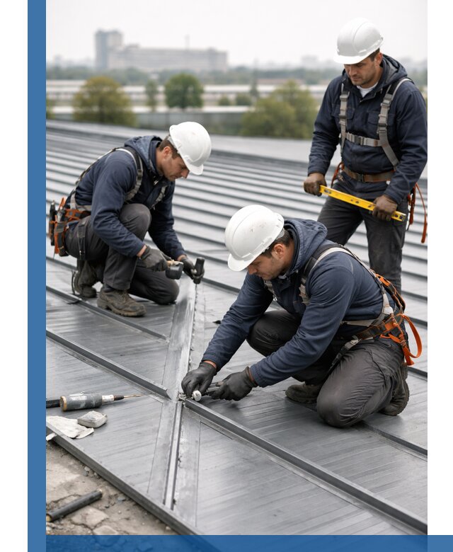 Ремонт фальцевой кровли в Ирбите срочно и качественно