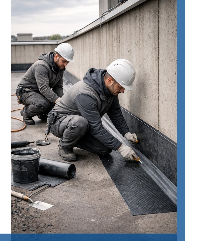 Гидроизоляция примыканий на кровле в Ирбите от 989 р. | ВЫСОТНИК-Рбт