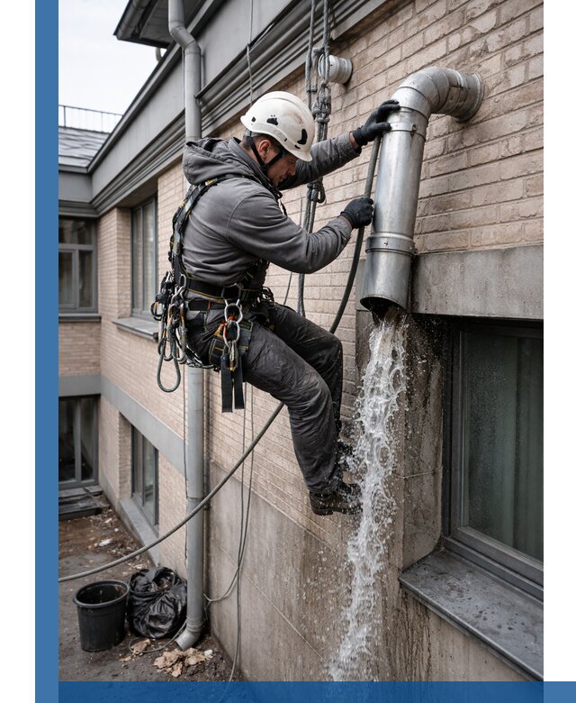 Профессиональная прочистка водосточных труб в Ирбите с гарантией