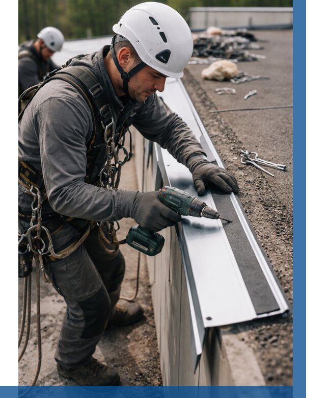 Монтаж капельника на кровле в Ирбите от 330 р. | ВЫСОТНИК-Рбт