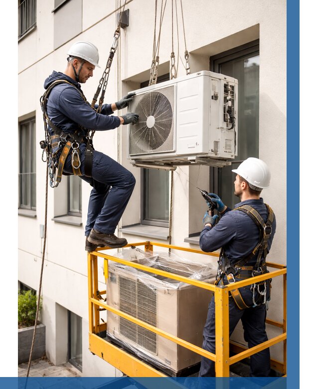 Демонтаж внешнего блока кондиционера в Ирбите от 3848 р. | ВЫСОТНИК-Рбт