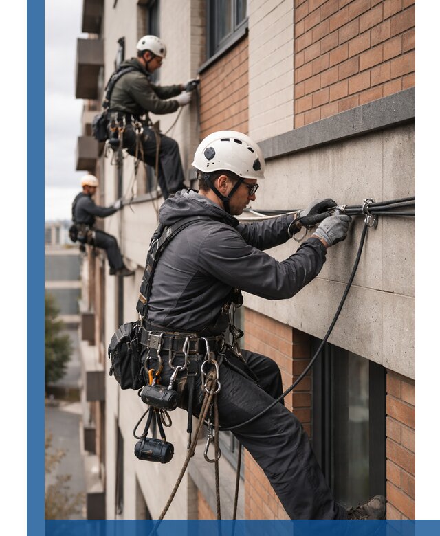 Крепление кабеля на фасаде монтаж и крепеж в Ирбите