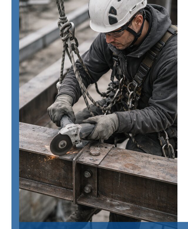 Резка металла на высоте в Ирбите для зданий и конструкций