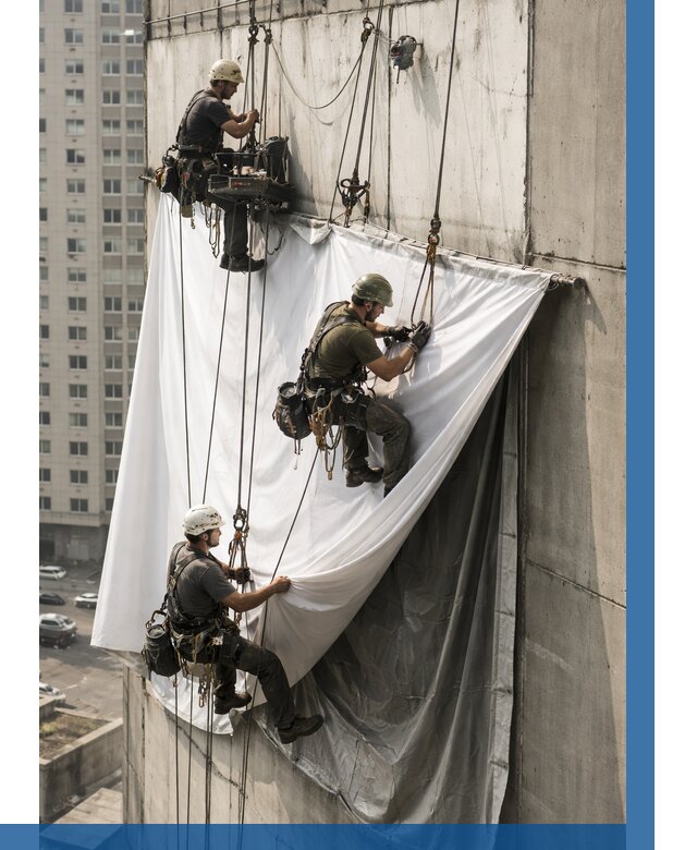 Замена баннерного полотна в Ирбите от 7145 р. | ВЫСОТНИК-Рбт—заказать