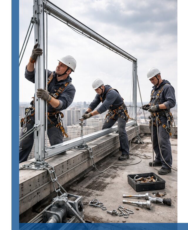 Монтаж крышных рекламных конструкций под ключ в Ирбите