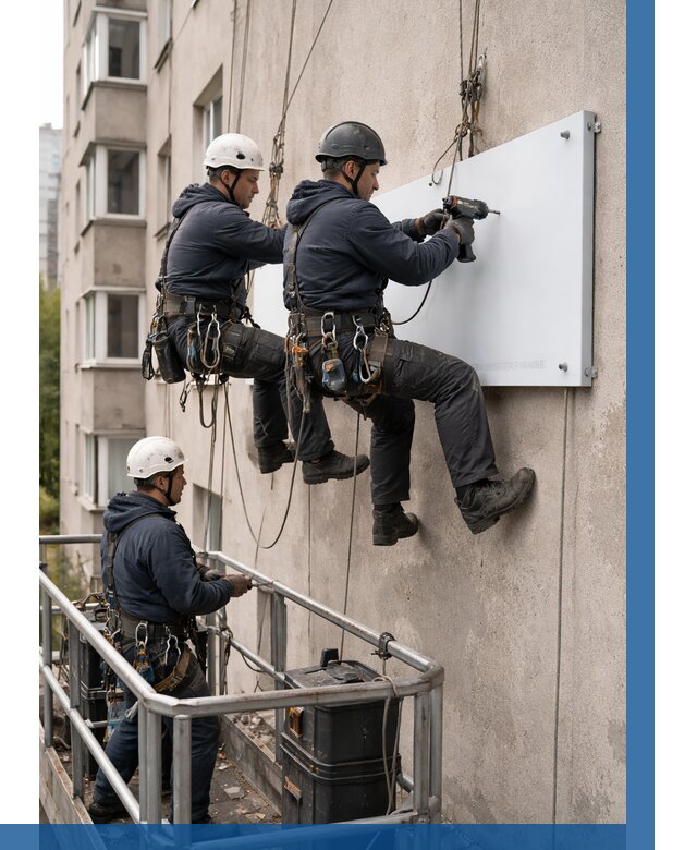 Монтаж табличек и указателей в Ирбите от 3848 р. | ВЫСОТНИК-Рбт