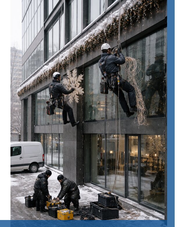 Демонтаж новогоднего оформления в Ирбите от 6046 р. | ВЫСОТНИК-Рбт