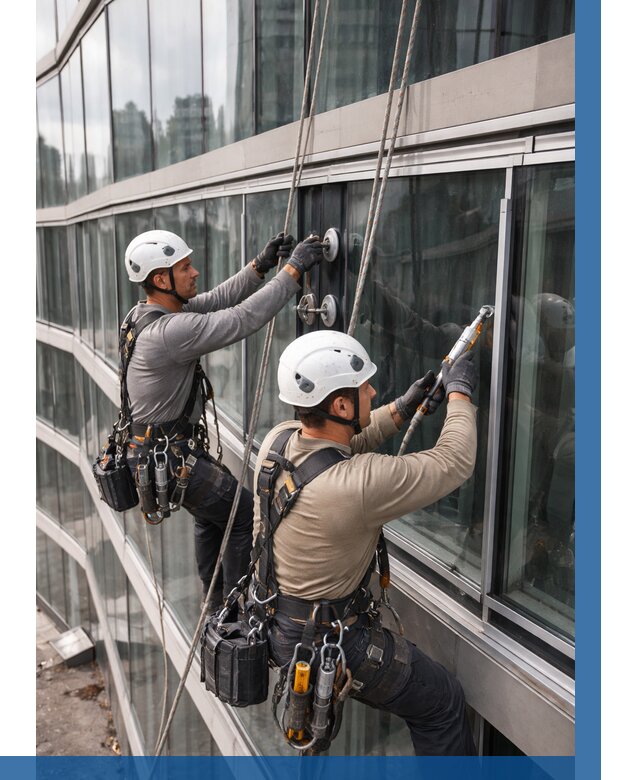 Радиусное остекление фасада в Ирбите от 13192 р. | ВЫСОТНИК-Рбт