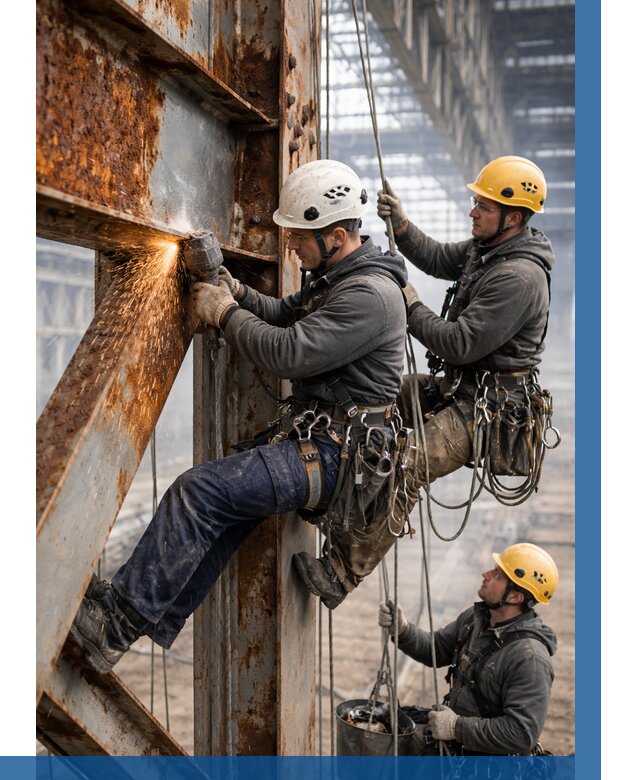 Зачистка металла от ржавчины в Ирбите от 385 р. | ВЫСОТНИК-Рбт