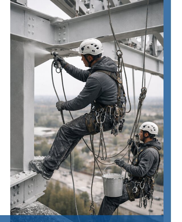 Покраска металлоконструкций на высоте в Ирбите 385 р |ВЫСОТНИК-Рбт