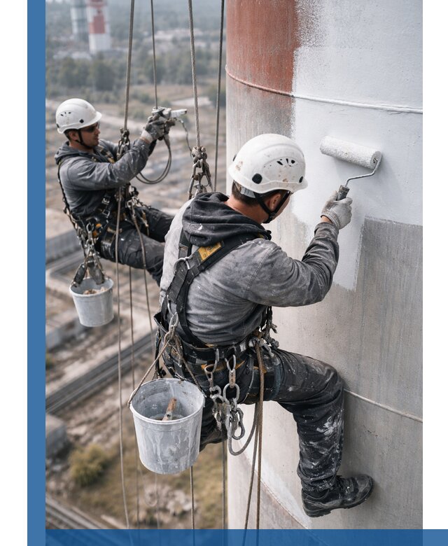 Покраска дымовых труб в Ирбите: антикоррозийная защита и восстановление