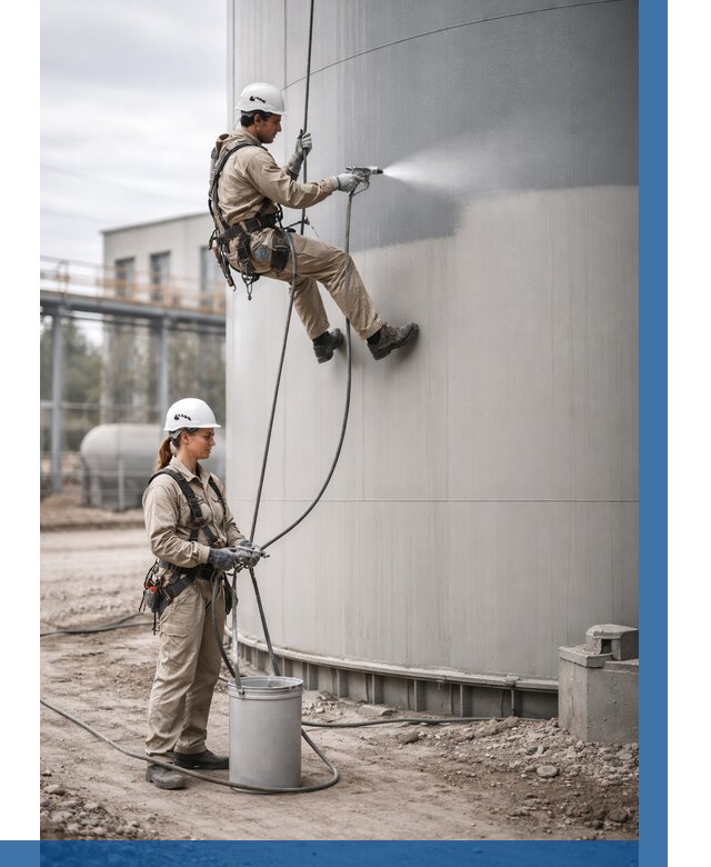 Покраска резервуаров в Ирбите от 1319 р. | ВЫСОТНИК-Рбт — заказать