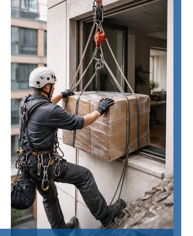 Подъем груза через окно в Ирбите от 4947 р. | ВЫСОТНИК-Рбт