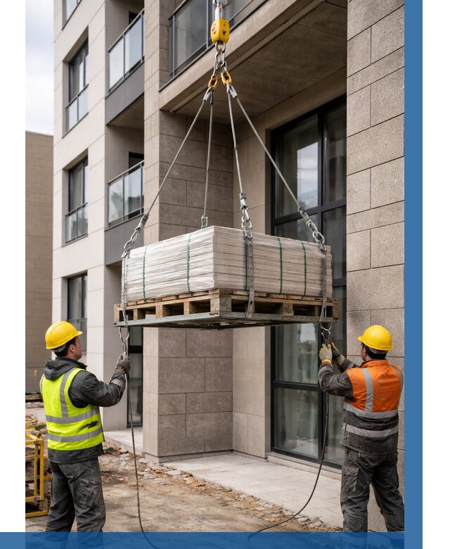 Подъем керамогранита на этаж в Ирбите от 3848 р. | ВЫСОТНИК-Рбт