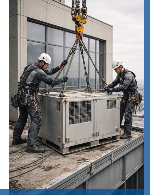 Такелажные работы на высоте в Ирбите от 8794 р. | ВЫСОТНИК-Рбт