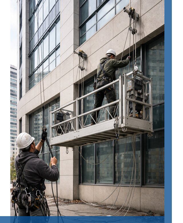 Монтаж и подъем фасадной люльки в Ирбите от 13192 р. | ВЫСОТНИК-Рбт