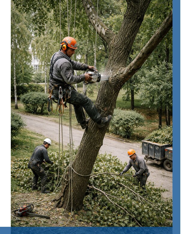 Кронирование деревьев в Ирбите от 7145 р. | ВЫСОТНИК-Рбт