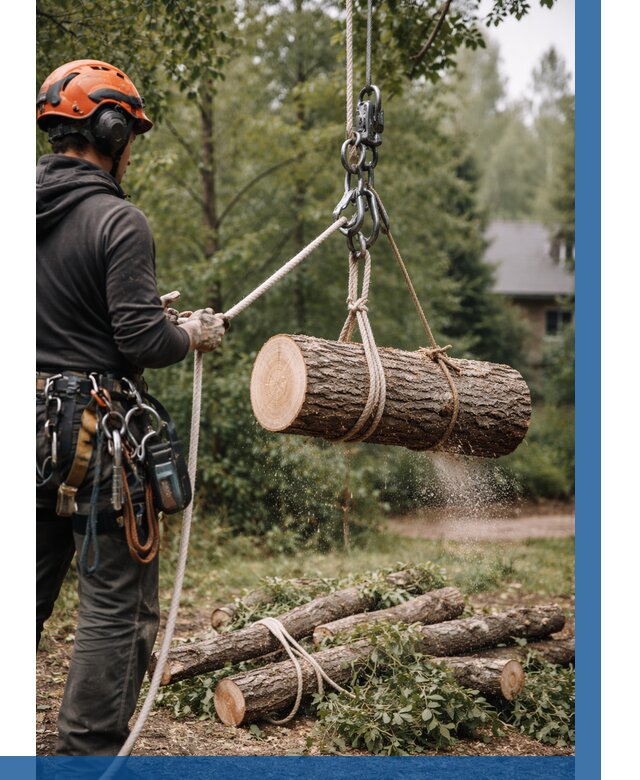 Валка деревьев частями в Ирбите от 8245 р. | ВЫСОТНИК-Рбт